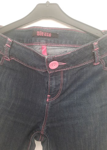 Kadın Lacivert Kot Pantolon - Görsel 2