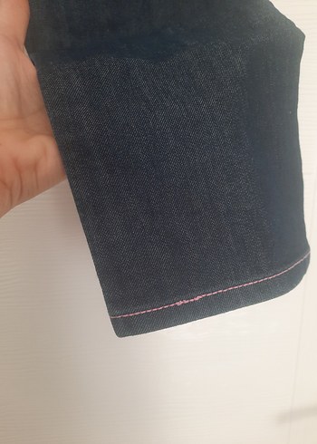 Kadın Lacivert Kot Pantolon - Görsel 6