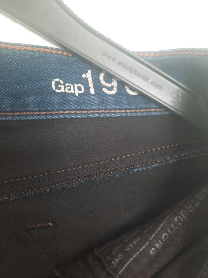 GAP Lacivert Kadın Denim Pantolon - Görsel 3