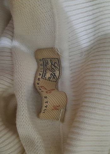 Kadın Beyaz Balıkçı Yaka Triko kazak - Görsel 6