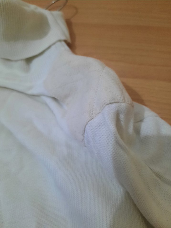 Kadın Beyaz Balıkçı Yaka Triko kazak - Görsel 5