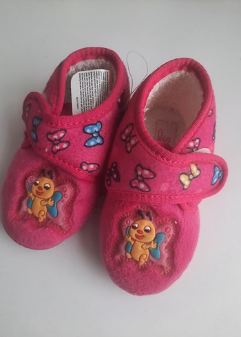 Kız Çocuk Pembe Sıcak Ev Terliği - Görsel 2