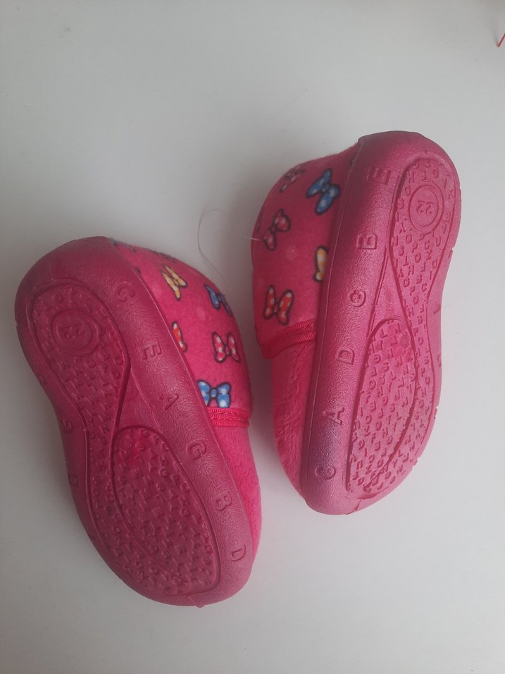 Kız Çocuk Pembe Sıcak Ev Terliği - Görsel 3