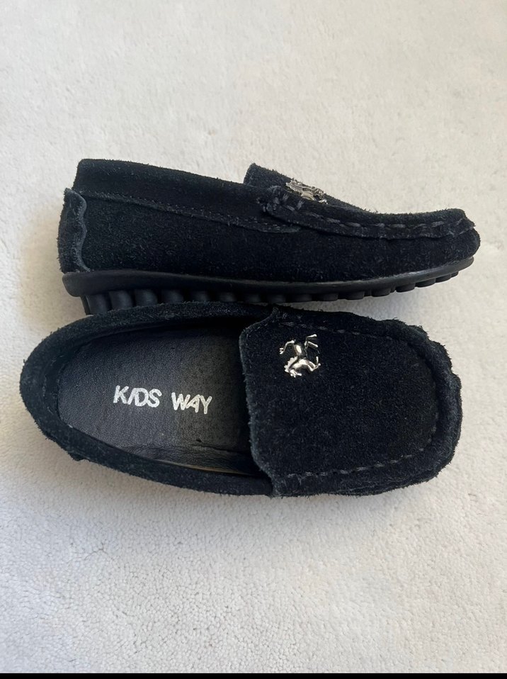 Siyah  Erkek Çocuk Süet Ayakkabı - Görsel 2