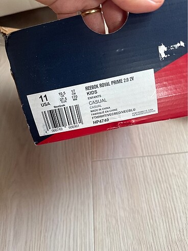 28 Beden Reebok Royal Prime Sıfır Kutusunda Orjinal