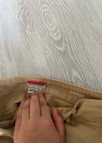 Bej Rahat Kesim Fermuarlı Erkek Kot Pantolon - Görsel 4