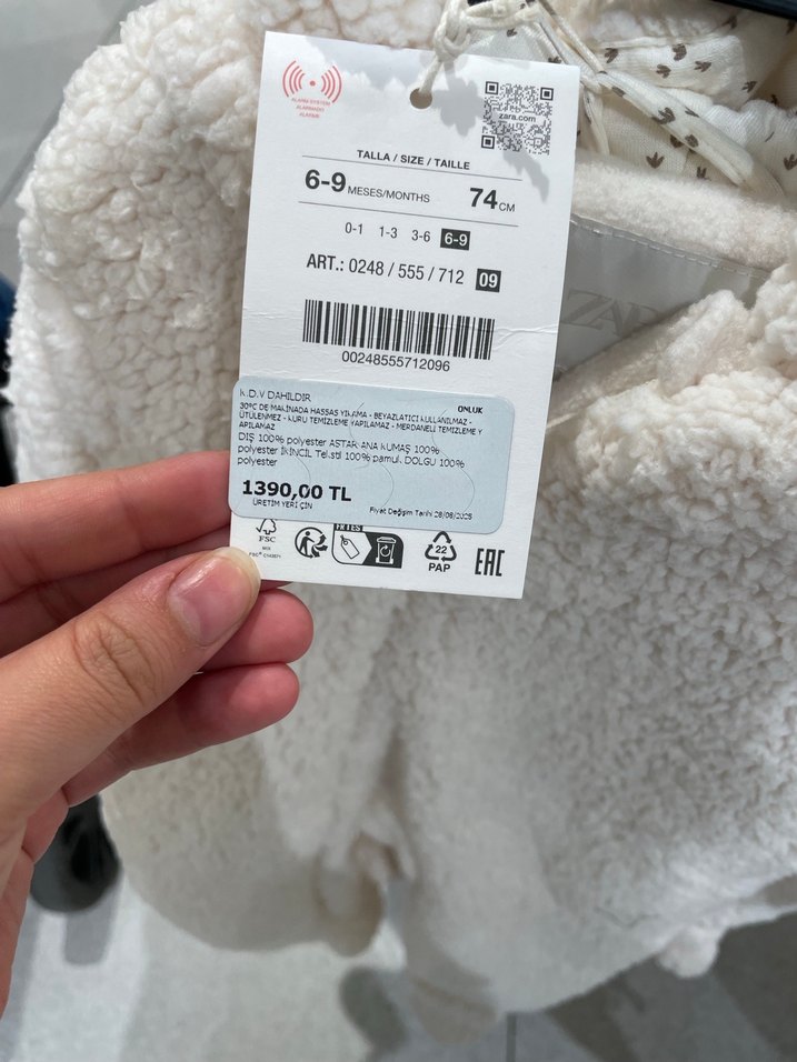 Gri Kürklü  Bebek Tulumu - Görsel 5