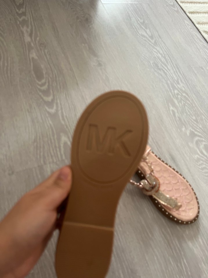 Pembe Yılan Desenli Dolgu Topuklu Kadın Sandalet - Görsel 4