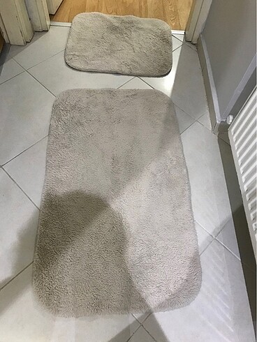  Beden camel Renk Banyo paspası pelüş