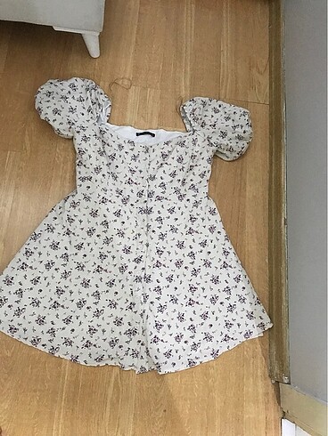 m Beden Çiçekli elbise mezuniyet töreni elbisesi