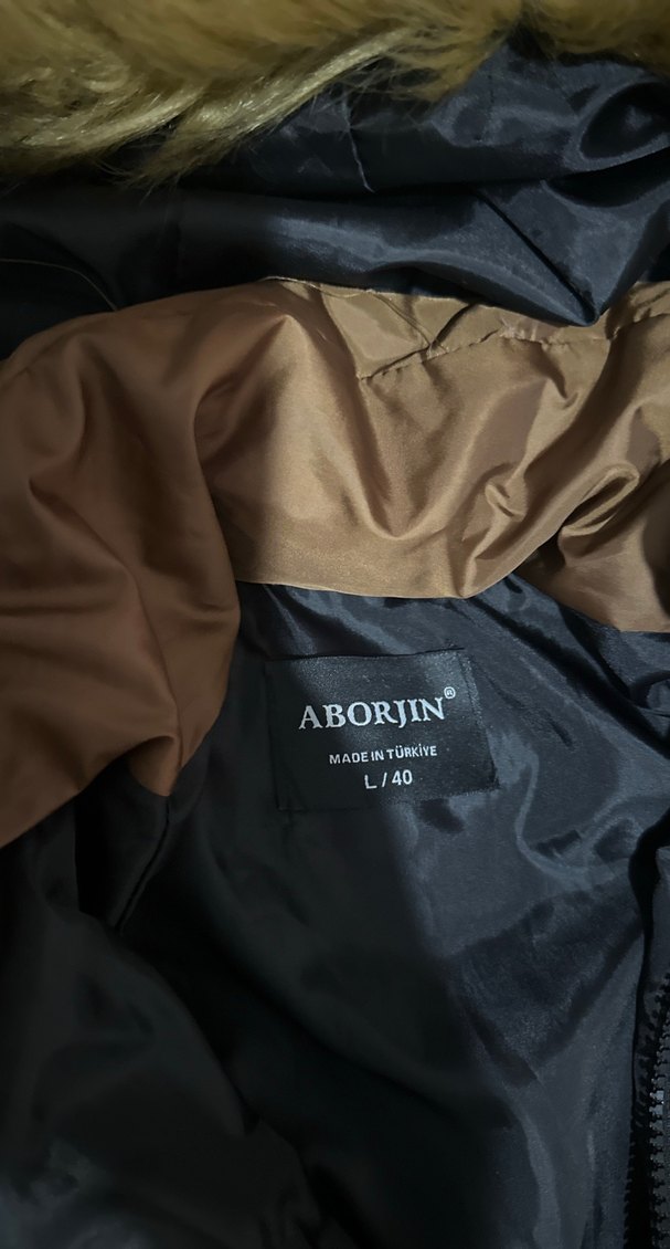 Kahverengi Kadın Suni Kürk Detaylı Kışlık Mont - Görsel 2