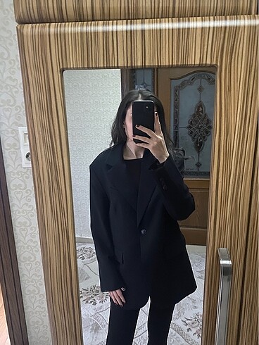 Mango Mango siyah blazer ceker