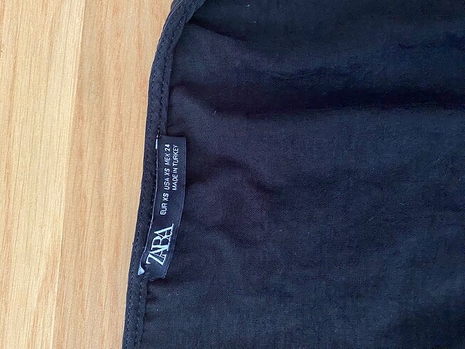 xs Beden Zara siyah kısa elbise