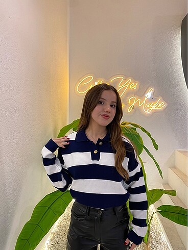 Zara Zara çizgili triko