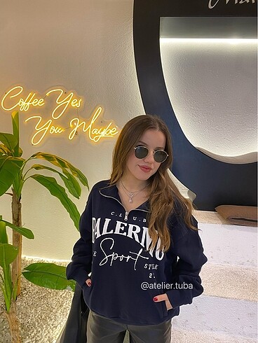 Zara Zara fermuarlı sweatshirt