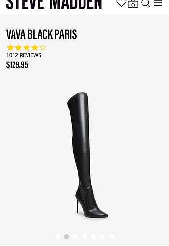 37 Beden STEVE MADDEN UZUN ÇİZME