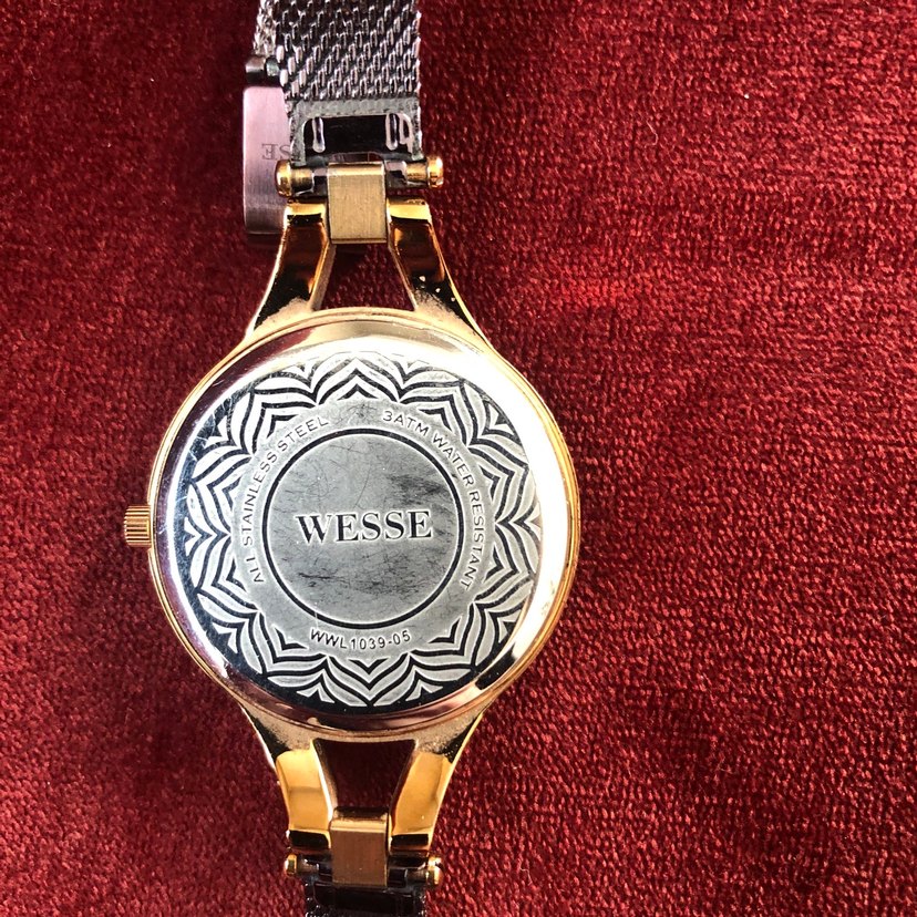 Wesse Altın Renk Klasik Kadın Saati - Görsel 3