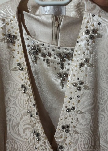 Dantel İşlemeli Beyaz Uzun Kollu 3 lu takım - Görsel 4