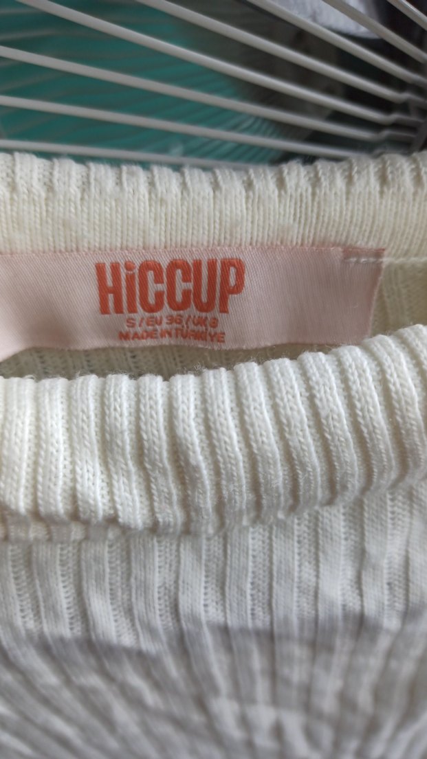 Beyaz Boğazlı Örgü Kadın Kazak - Görsel 2