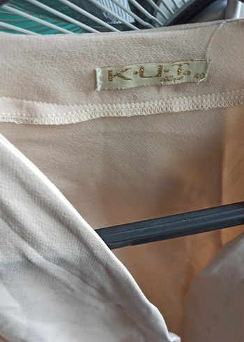 Bej V Yaka Keten Gömlek - Görsel 6