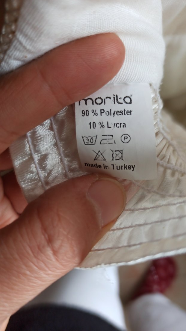 Kız Çocuk Beyaz Fırfırlı Straplez Elbise - Görsel 5