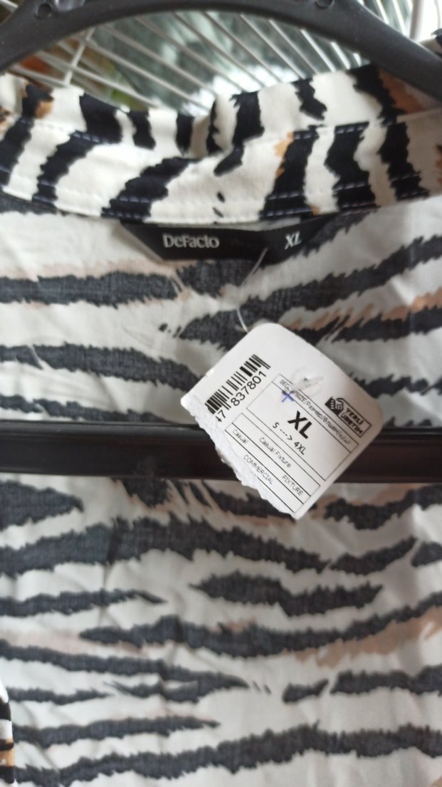 Zebra Desenli Kadın Gömlek - Görsel 2