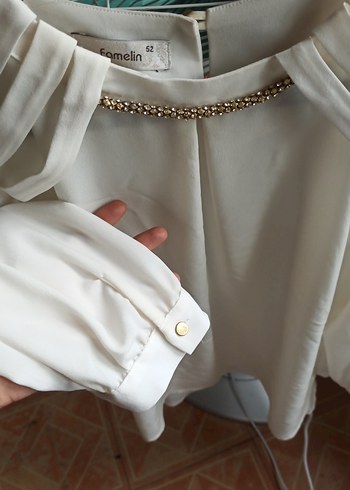 beyaz bluz - Görsel 4