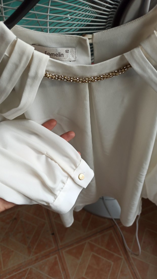 beyaz bluz - Görsel 4