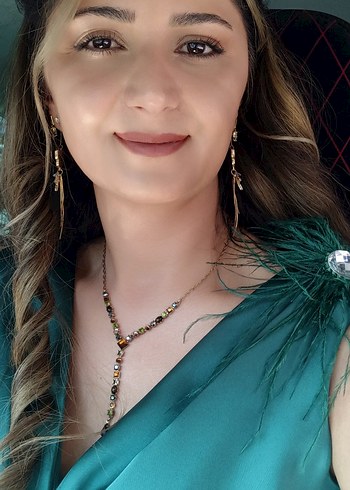 Uzun yesil Straplez Abiye Elbise - Görsel 3