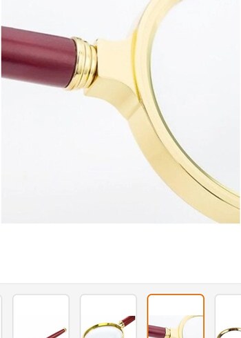 Altın Renkli Parlak Büyüteç - Görsel 4