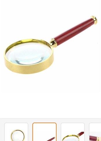 Altın Renkli Parlak Büyüteç - Görsel 2