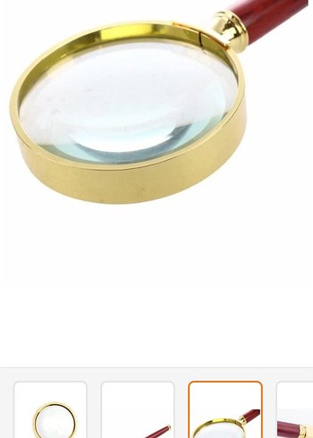 Altın Renkli Parlak Büyüteç - Görsel 3