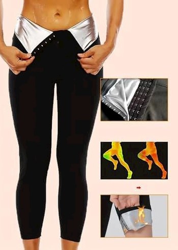 Siyah termal  Spor Tayt - Görsel 3