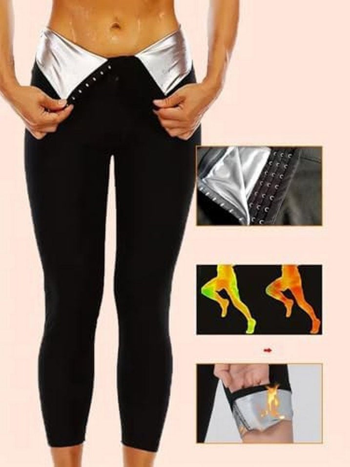 Siyah termal  Spor Tayt - Görsel 3