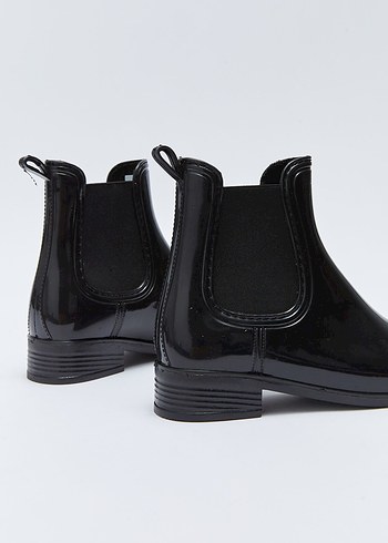 Siyah Parlak Kadın Stiletto Topuklu Bot - Görsel 6