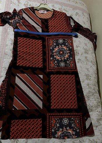 Bohem Çok Renkli Desenli tunik - Görsel 3