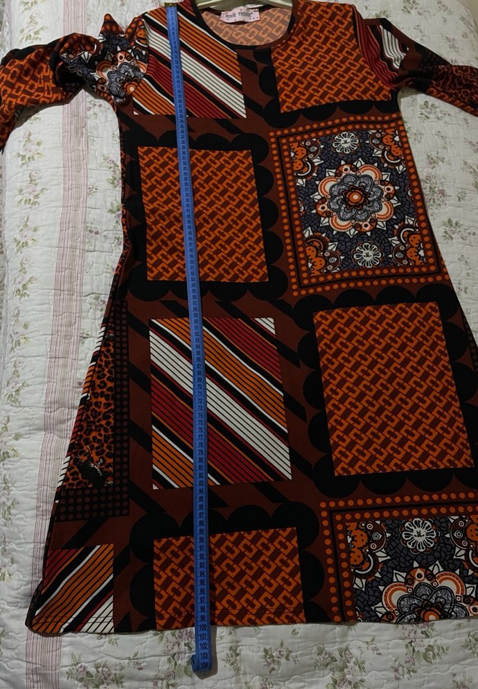 Bohem Çok Renkli Desenli tunik - Görsel 4