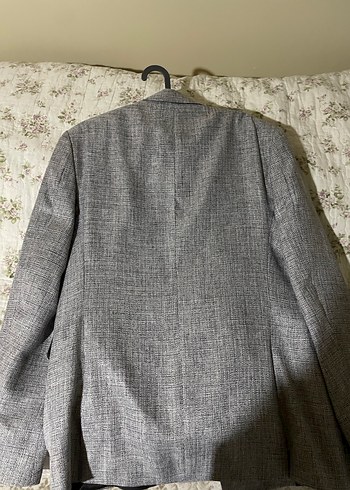 Düğmeli Gri Erkek Jakamen Ceket - Görsel 6