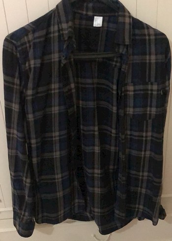 Erkek Düğmeli Uzun Kollu kışlık Gömlek - Görsel 3