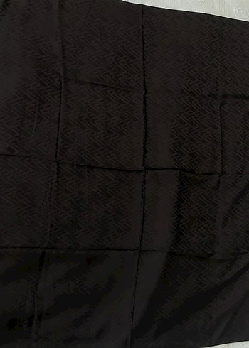 Ipeksi jakar zikzak desen eşarp siyah - Görsel 3