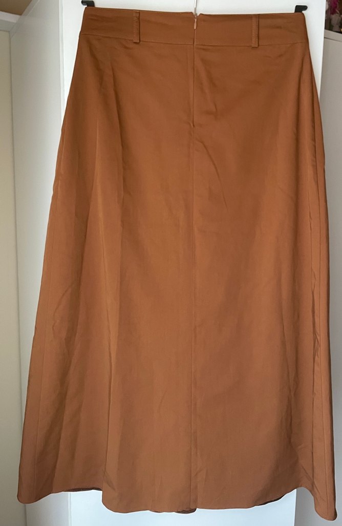 Alvina Drapeli Uzun Kadın Etek - Görsel 2