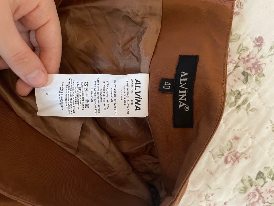 Alvina Drapeli Uzun Kadın Etek - Görsel 3