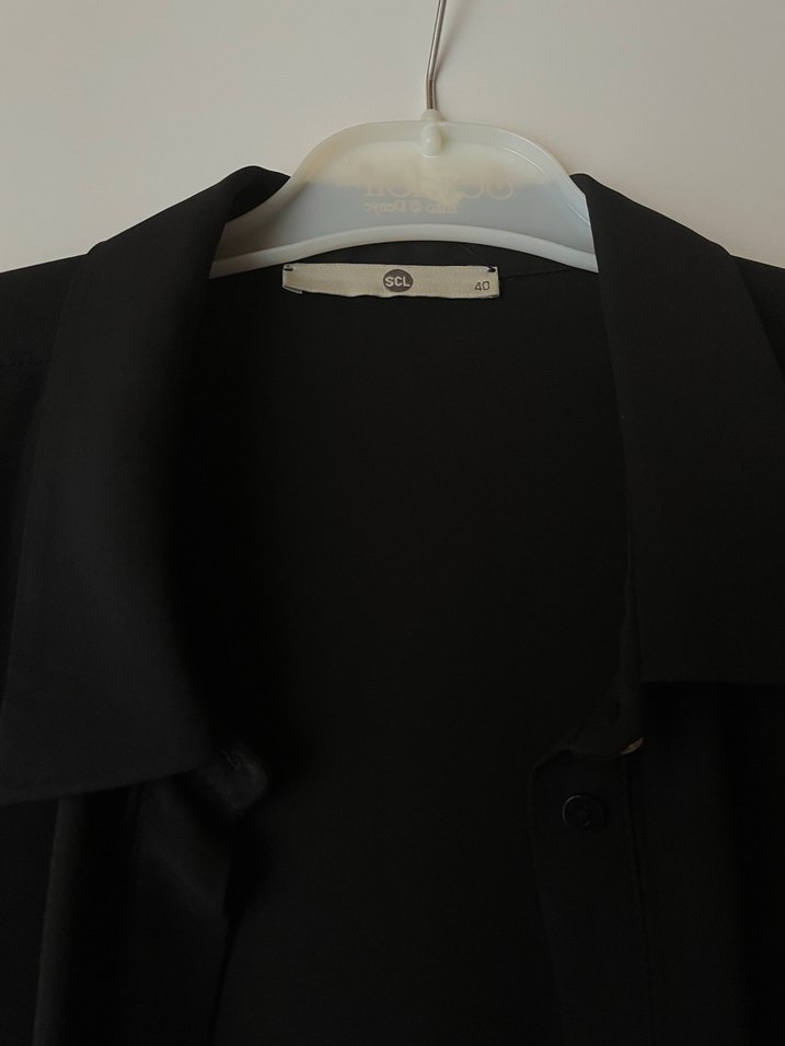 Siyah tesettür tunik - Görsel 2