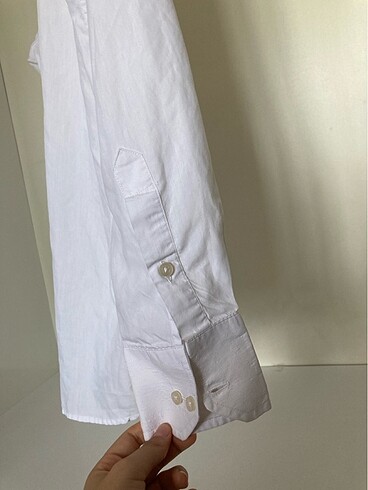 Erkek beyaz gömlek - Görsel 4