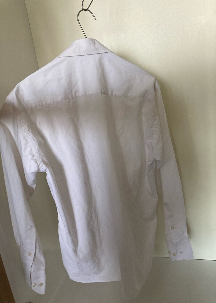 Erkek beyaz gömlek - Görsel 3