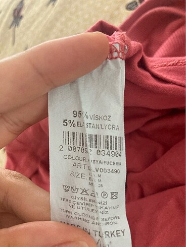 Dilvin pembe üst - Görsel 5