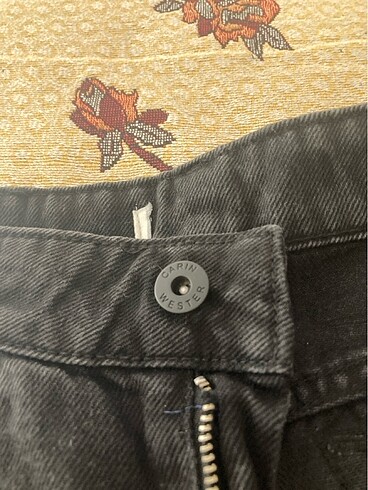 Siyah Kot Şort - Görsel 2