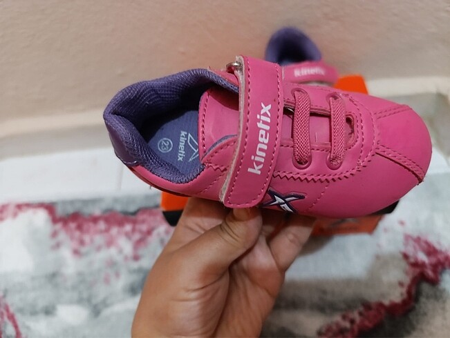 Pembe kız bebek ayakkabısı - Görsel 3