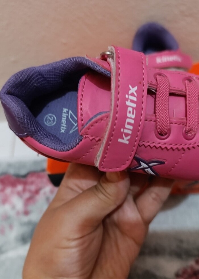 Pembe kız bebek ayakkabısı - Görsel 3