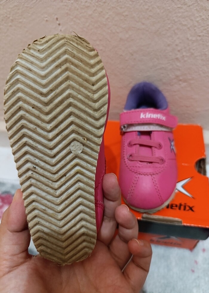 Pembe kız bebek ayakkabısı - Görsel 2